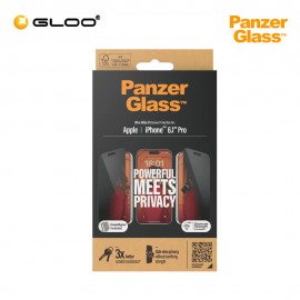 PanzerGlass iPhone 15 Pro 6.1" Ultra-Wide Fit Screen Protector, Privacy 5711724128103