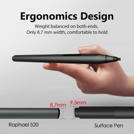 RENAISSER Raphael 520 Stylus Pen for Windows Surface - Black