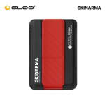 SKINARMA Kado Mag-Charge Card Holder with Grip Stand - Black/Red 8886461243086