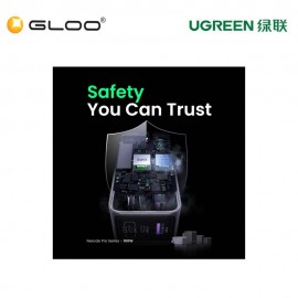 UGREEN NEXODE PRO 65W 2C1A GAN FAST CHARGER+USB-C TO USB-C CABLE 100W 1.5M UG-X755-25872