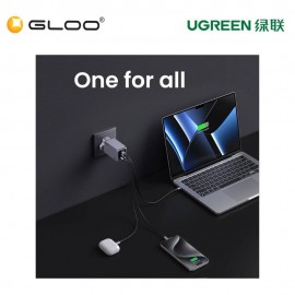 UGREEN NEXODE PRO 65W 2C1A GAN FAST CHARGER+USB-C TO USB-C CABLE 100W 1.5M UG-X755-25872