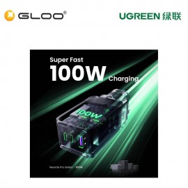 UGREEN NEXODE PRO 100W 2C1A GAN FAST CHARGER+USB-C TO USB-C CABLE 100W 1.5M UG-X757-25875