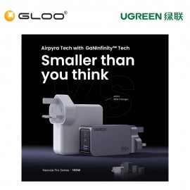 UGREEN NEXODE PRO 100W 2C1A GAN FAST CHARGER+USB-C TO USB-C CABLE 100W 1.5M UG-X757-25875