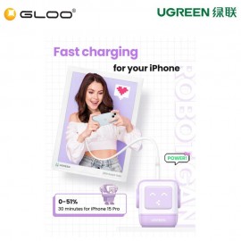 UGREEN UNO RG 65W 2C1A ROBOTGAN FAST CHARGER-PURPLE UG-CD361-35292