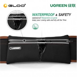 UGREEN Sport Running Waist Pack Waterproof Belt (Black)