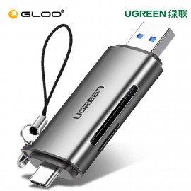 UGREEN USB-C+USB 3.0 TF/SD Card Reader with USB power-50706