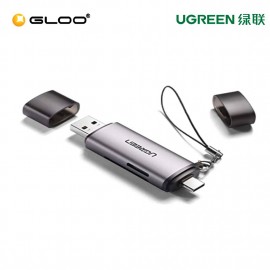 UGREEN USB-C+USB 3.0 TF/SD Card Reader with USB power-50706