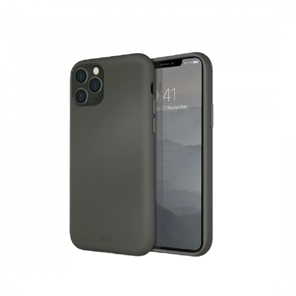 Uniq Iphone 11 Pro Max Hybrid Lino Hue Grey Uniq Iphone 11 Pro Max Hybrid Lino Hue Grey