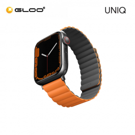 UNIQ Revix Apple Watch 45mm-42mm band - Charcoal (Grey/Orange) 8886463679128