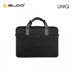 UNIQ Stockholm Protective Nylon Messenger Bag (Up to 16") - Midnight Black 8886463680650