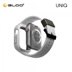 UNIQ MONOS 2-IN-1 Apple Watch Strap with Hybrid Case 45/44mm - Chalk Grey 8886463680841