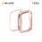 UNIQ MODUO Apple Watch Case with Interchangeable PC Bezel 41/40mm - Blush (Pink/White)