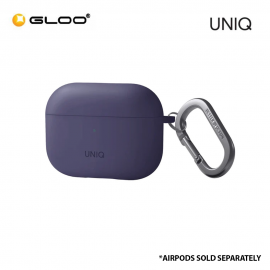 UNIQ Nexo AirPods Pro 2 (2022) case with Sports Ear Hooks - Fig Purple 8886463683491