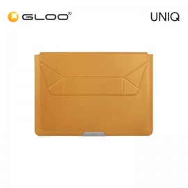 UNIQ Oslo Laptop Sleeve with Foldable Stand (Up to 14”) - Deep Mustard 8886463684597