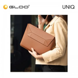 UNIQ Oslo Laptop Sleeve with Foldable Stand (Up to 14”) - Deep Mustard 8886463684597