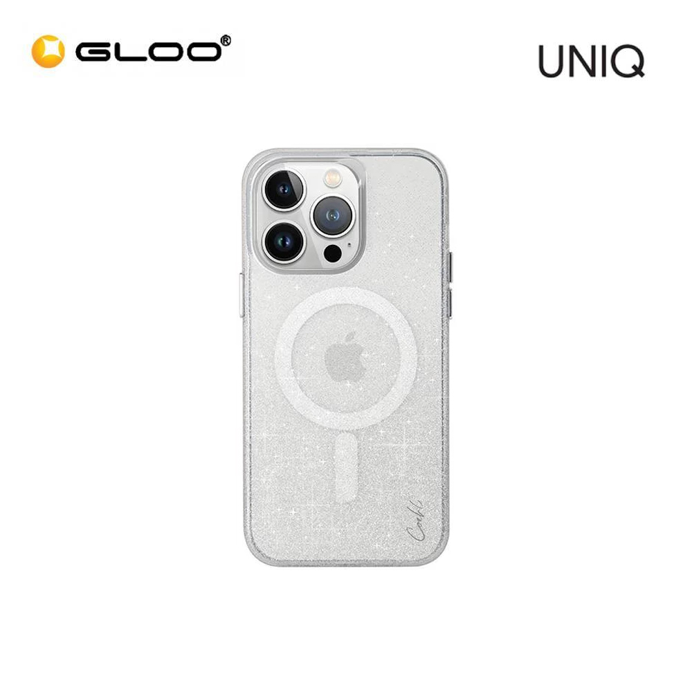 UNIQ COEHL iPhone 15 Pro 6.1" Magnetic Charging Lumino - Sparkling Silver 8886463686713