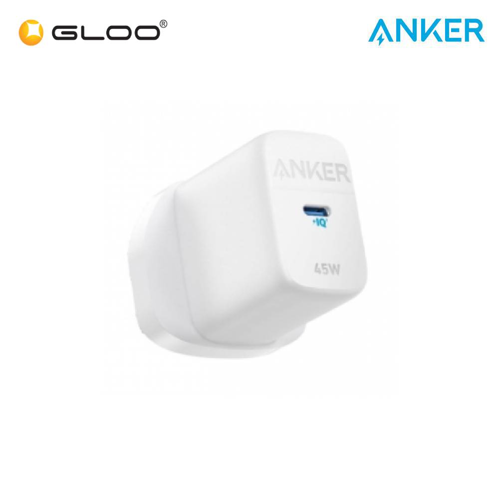 Anker 313 USB-C 45W Adapter Charger A2643 - White 