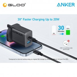 Anker A2348 20W Wall Charger (2 Ports) - Black