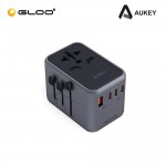 AUKEY Travel Mate Universal Adapter with 65W PD Port - Grey PA-TA08 689323785995