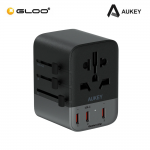 AUKEY PA-TA07A 35W Travel Mate Universal Adapter - Gray 689323787586