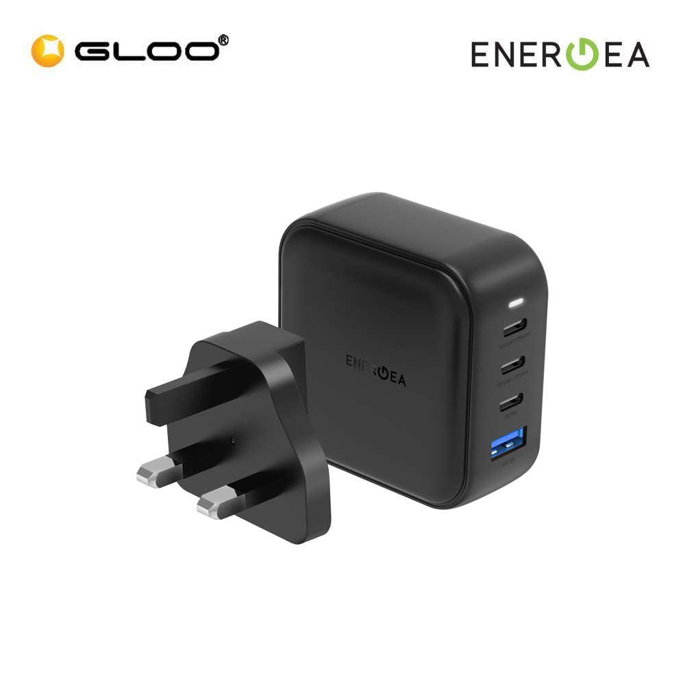 ENERGEA TraveLite GAN100, 3C1A PD/PPS/QC3.0 100W Wall Charger (US+UK) 6957879424816