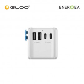 ENERGEA BAZIC GoPort Travel Adapter 28W - White 6957879461682