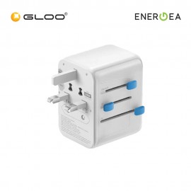 ENERGEA BAZIC GoPort Travel Adapter 28W - White 6957879461682