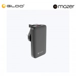 Mazer GaNPrestige Slim 65W GaN Wall Charger With Travel Pins (2 Ports) – Black 8881304545037