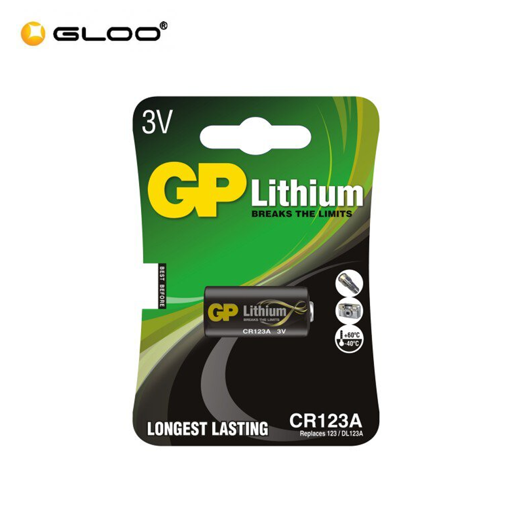 GP Lithium Battery CR123 New Pro Jacket  GPPCL123A117  4891199001086