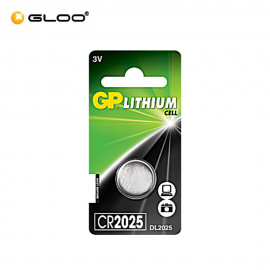 GP Lithium Coin Battery CR2025 (Card 1)  GPPBL2025160  4891199003714