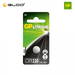 GP Lithium Coin Battery CR1220 (Card 1)  GPPBL1220000 4891199004346