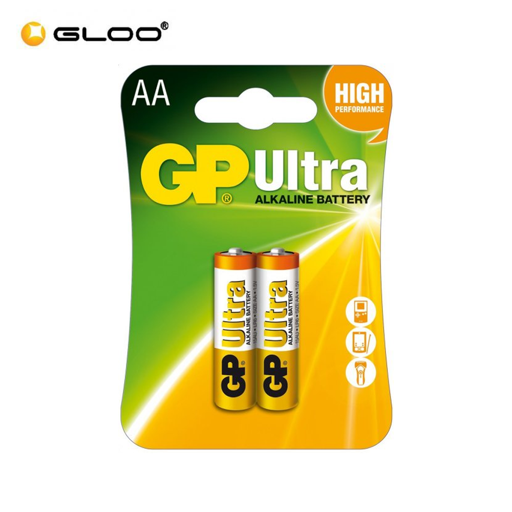 GP Ultra Alkaline Battery 2S AA  GPPCA15AU012  4891199027581