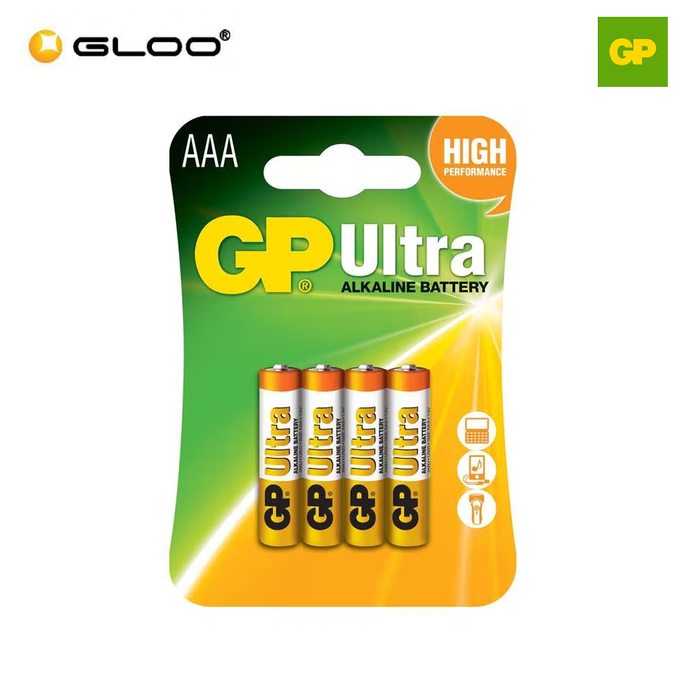 GP Alkaline Ultra AAA 4s (Standard)  GPPCA24AU012  4891199027659