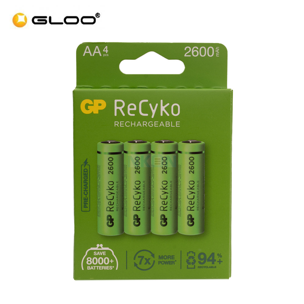 GP ReCyko battery 2600mAh 4s AA  GPRHC272E003  4891199187094