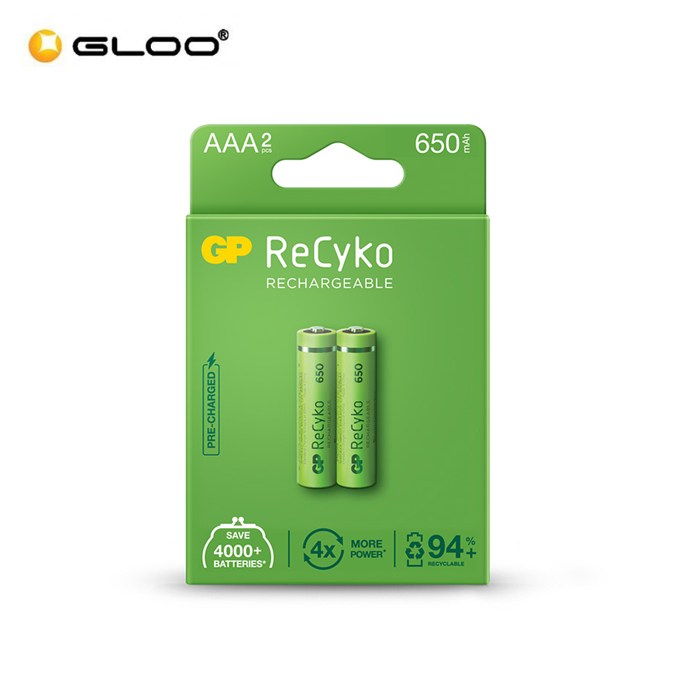 GP ReCyko battery 650mAh 2s AAA  GPRHCH63E004  4891199187360