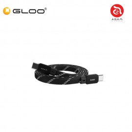 ADAM elements CASA MF100 USB-C to USB-C 60W Magnetic Flat Charging Cable 100cm-Black/Flat ACBADMF100BK 840741116321