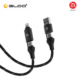 ADAM elements PeAk MS401 4-in-1 60W Magnetic Charging Cable (Black) ACBADMS401BK 840741117786