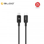 ADAM elements CASA P200 USB-C to USB-C 240W Braided ChargingCable 200cm - Black 840741115041