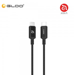 ADAM elements CASA P200 USB-C to USB-C 240W Braided ChargingCable 200cm - Black 840741115041