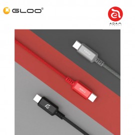 ADAM elements CASA P200 USB-C to USB-C 240W Braided ChargingCable 200cm - Black 840741115041