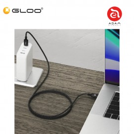 ADAM elements CASA P200 USB-C to USB-C 240W Braided ChargingCable 200cm - Black 840741115041