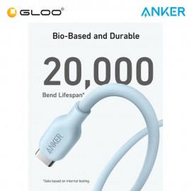 Anker 544 USB-C to USB-C Cable 0.9M - Blue 