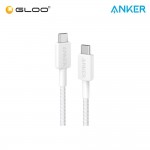 Anker 322 USB C to USB C Cable (6ft Braided) - White 