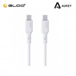 AUKEY Circlet Blink 100W Aramid Fiber Core USB C to C Cable 1M CB-KCC101-WH 689323785315