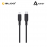 AUKEY CB-CL5 MFI Braided Nylon USB-C to Lightning Cable 1.2m Black 689323787227