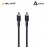 Aukey 1M 240W Silicon USB C to USB C cable Black 689323787265