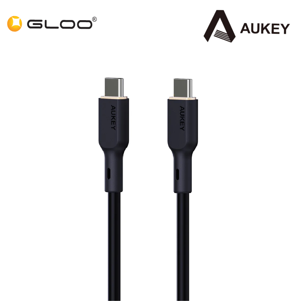 Aukey 1.8M 240W Silicon USB C to USB C cable Black 689323787272