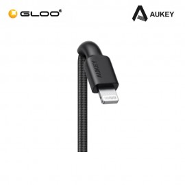 AUKEY MFi Braided Nylon USB C to Lightning Fast Charging Cable - 0.9M CB-CL3 608119200214