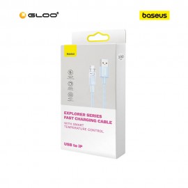Baseus Explorer Series Fast Charging with Smart Temperature Control USB to Lightning 2.4A 1M - Blue