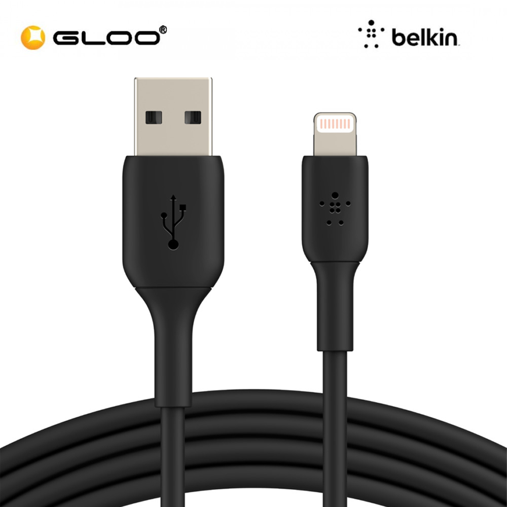 Belkin BOOST CHARGE USB-A to Lightning Cable 1M - Black CAA001bt1MBK
